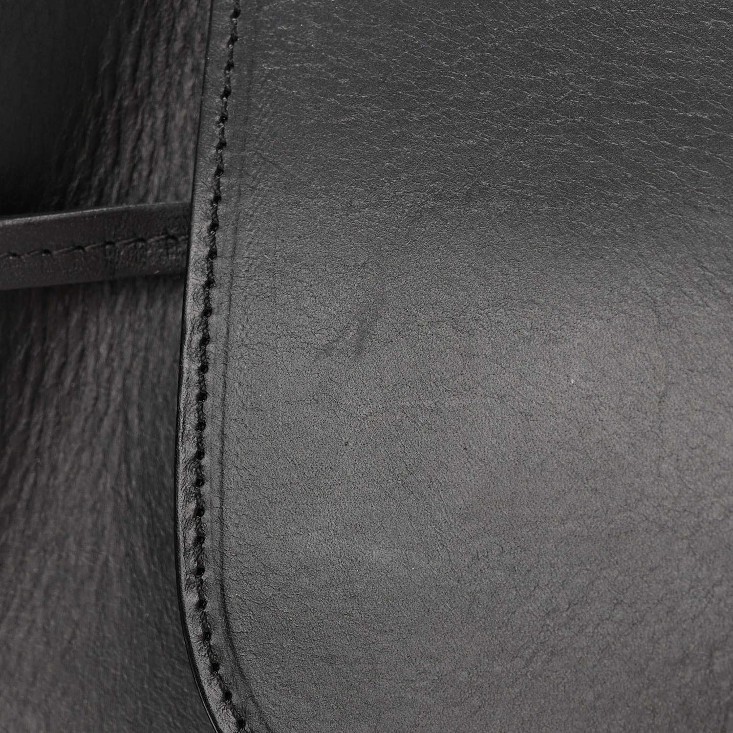 Mansur Gavriel Calfskin Backpack Bag Black Gold 11 of 12
