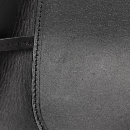 Mansur Gavriel Calfskin Backpack Bag Black Gold 11 of 12