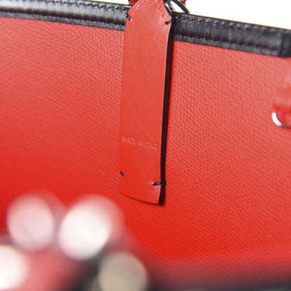 Christian Louboutin Calfskin Beautiful Red East West Cabata Tote Black Multicolor 9 of 11
