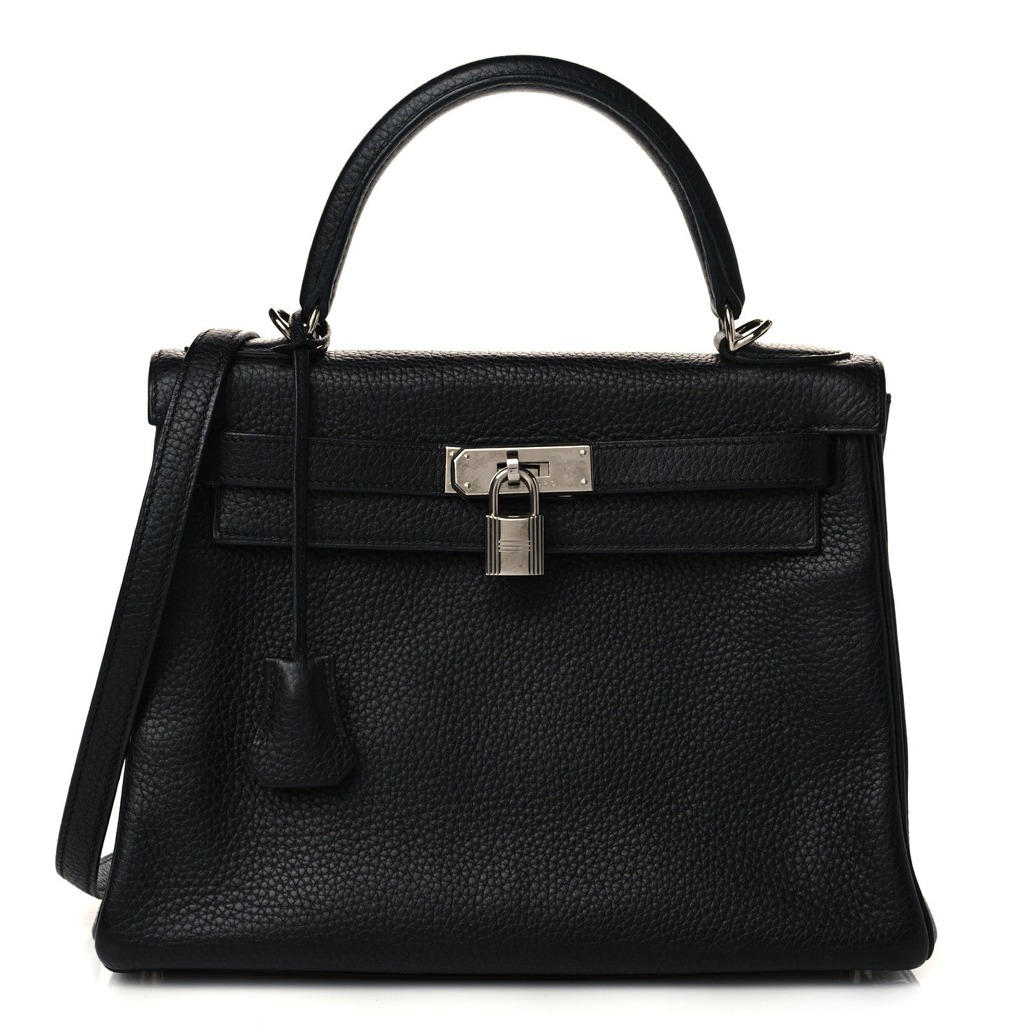 Hermes Taurillon Clemence Kelly Retourne 28 Black 1 of 8