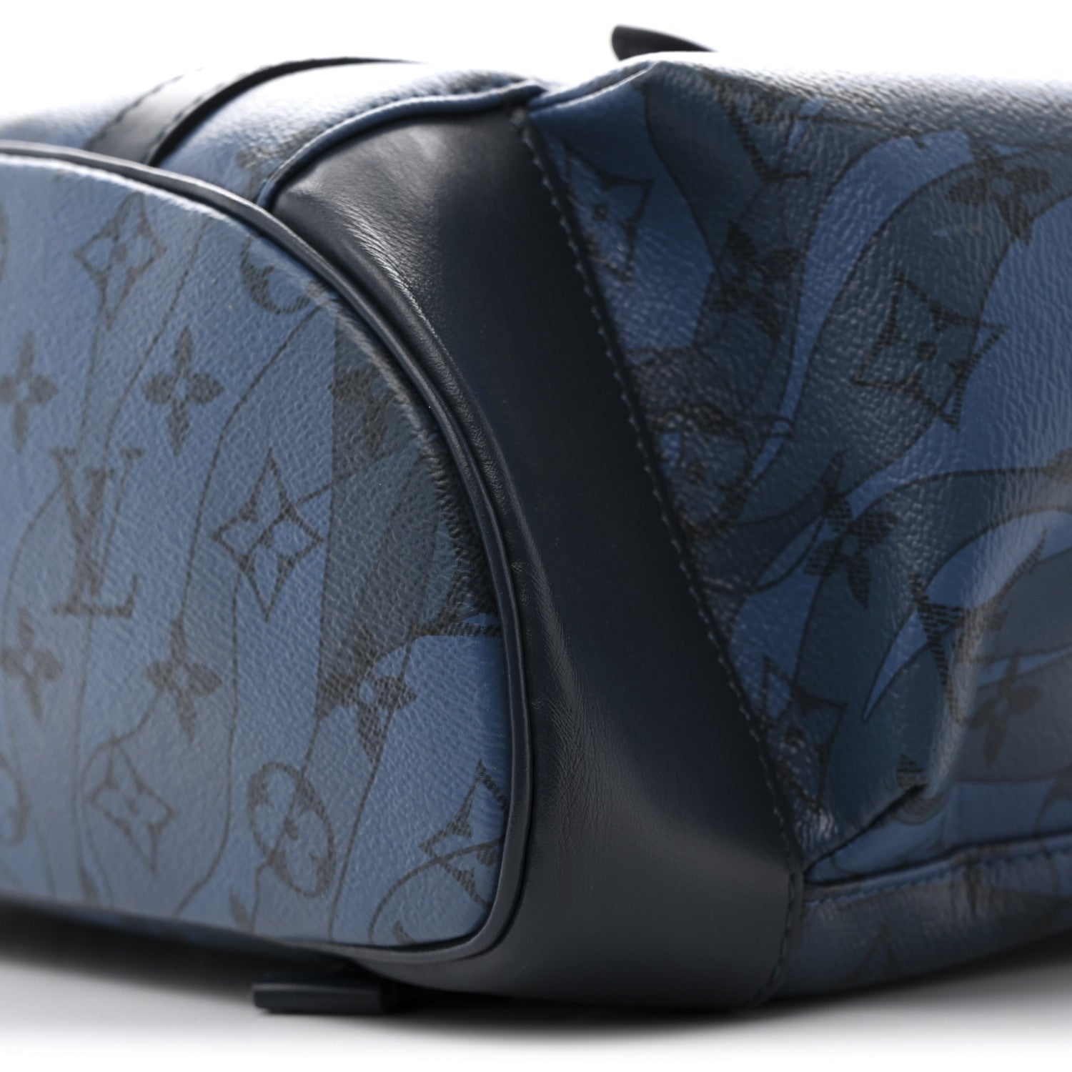 Louis Vuitton Monogram Aquagarden Christopher MM Backpack Abyss Blue 9 of 14
