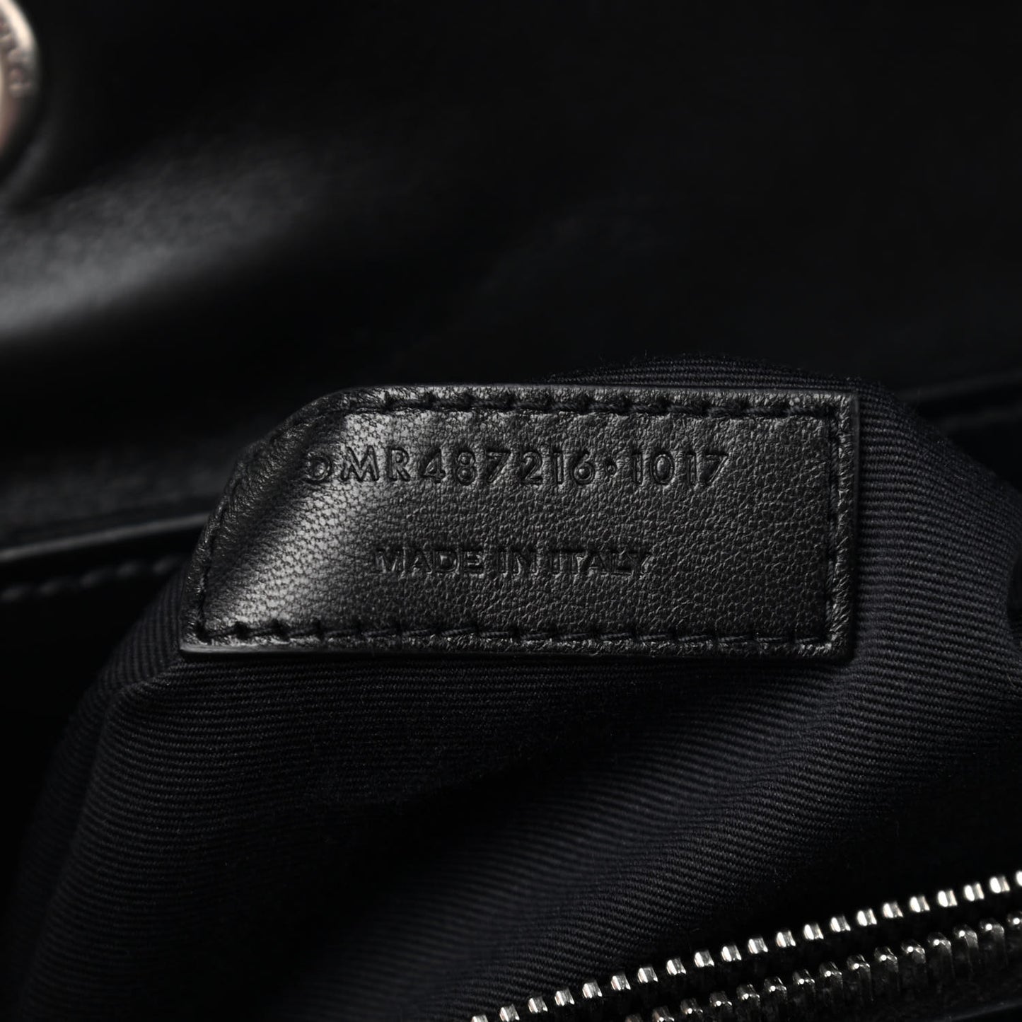 Calfskin Y Quilted Monogram Medium Loulou Chain Satchel Black
