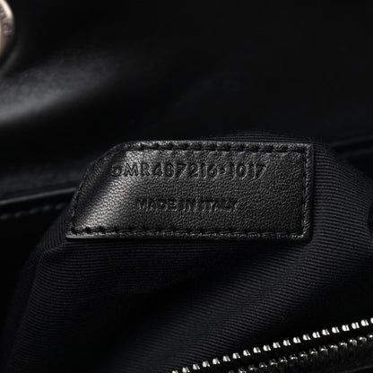 Saint Laurent Calfskin Y Quilted Monogram Medium Loulou Chain Satchel Black 7 of 9