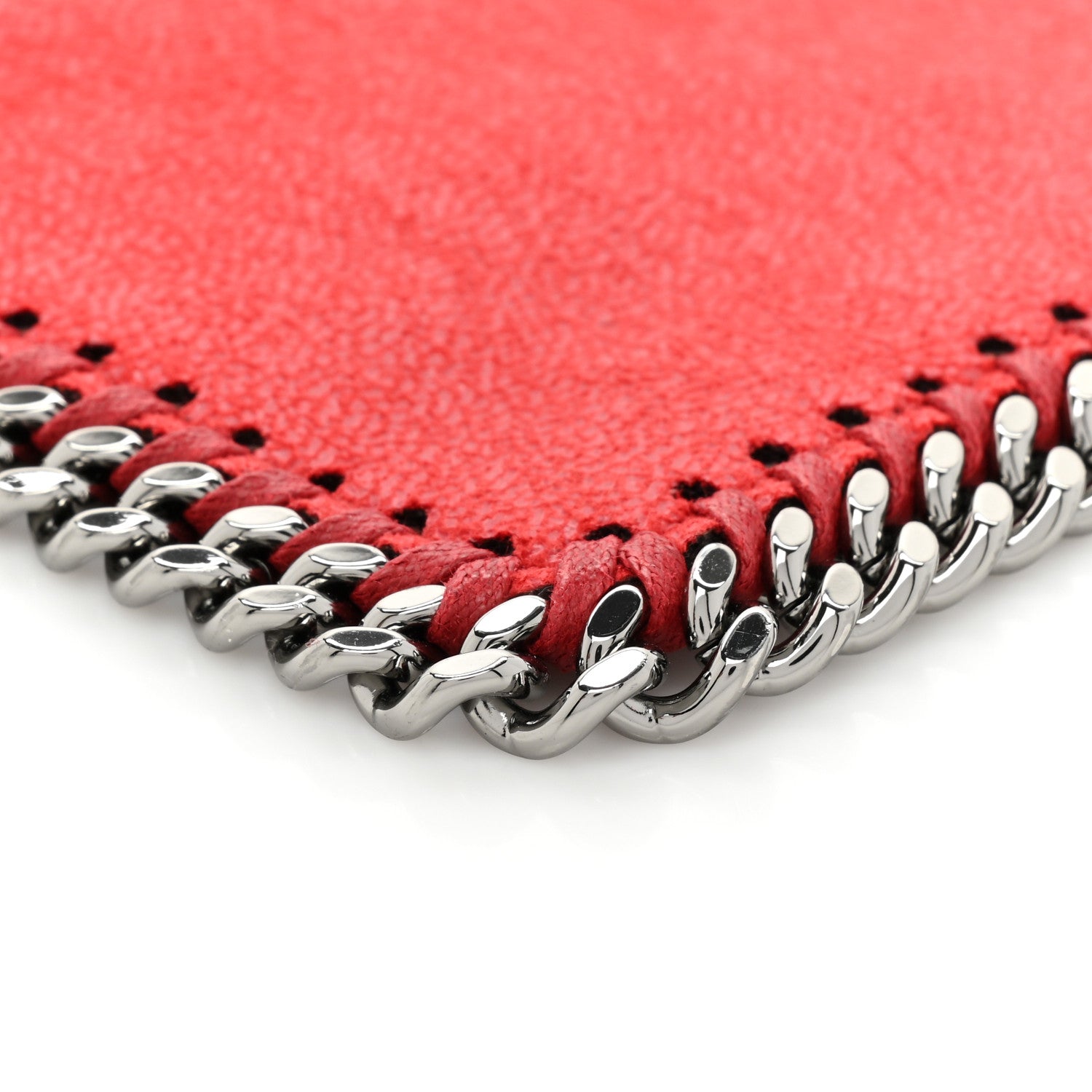 Stella McCartney Shaggy Deer Falabella Clutch Cherry 8 of 10