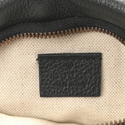 Gucci Grained Calfskin Small Logo Belt Bag Black 7 of 12