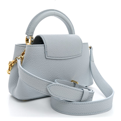 Louis Vuitton LV X TM Taurillon Capucines East West Mini Olympe Blue 3 of 11