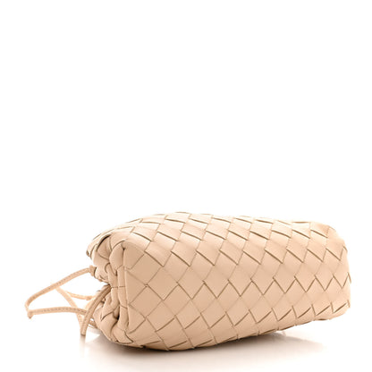 Bottega Veneta Nappa Intrecciato The Mini Pouch Almond 4 of 10