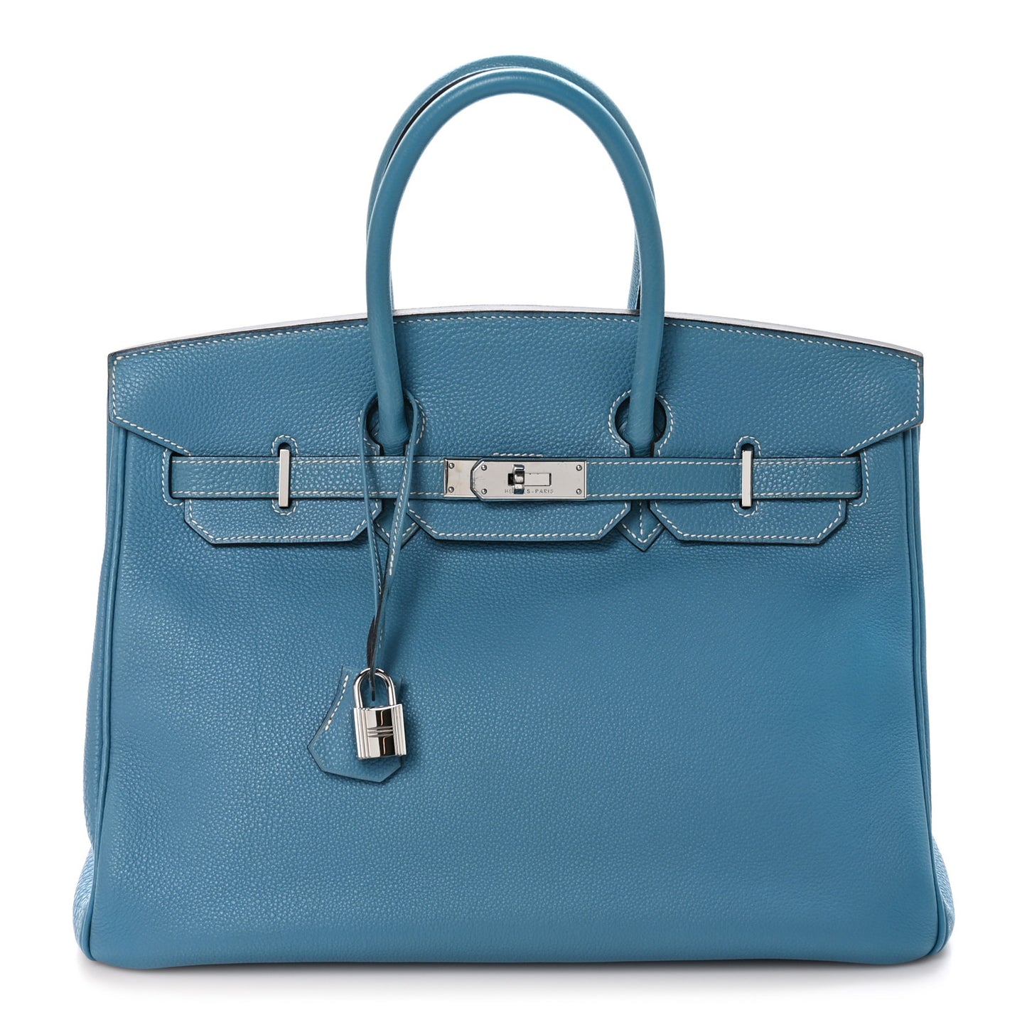 Togo Birkin 35 Blue Jean