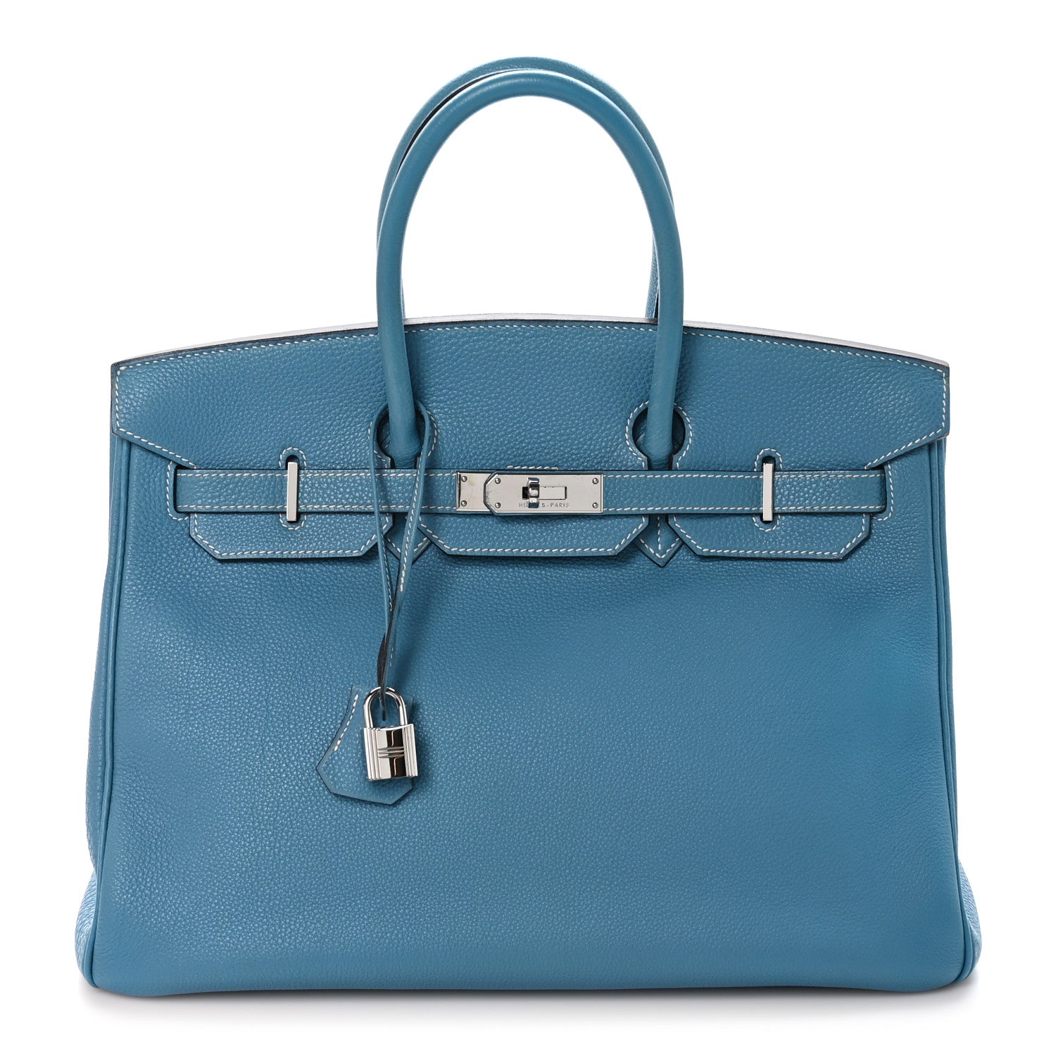 Hermes Togo Birkin 35 Blue Jean 1 of 12