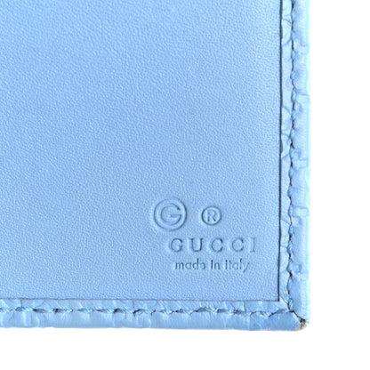Gucci Soft Microguccissima Continental Wallet Mineral Blue 6 of 14