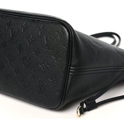 Louis Vuitton Empreinte Monogram Giant Neverfull MM Black 9 of 9