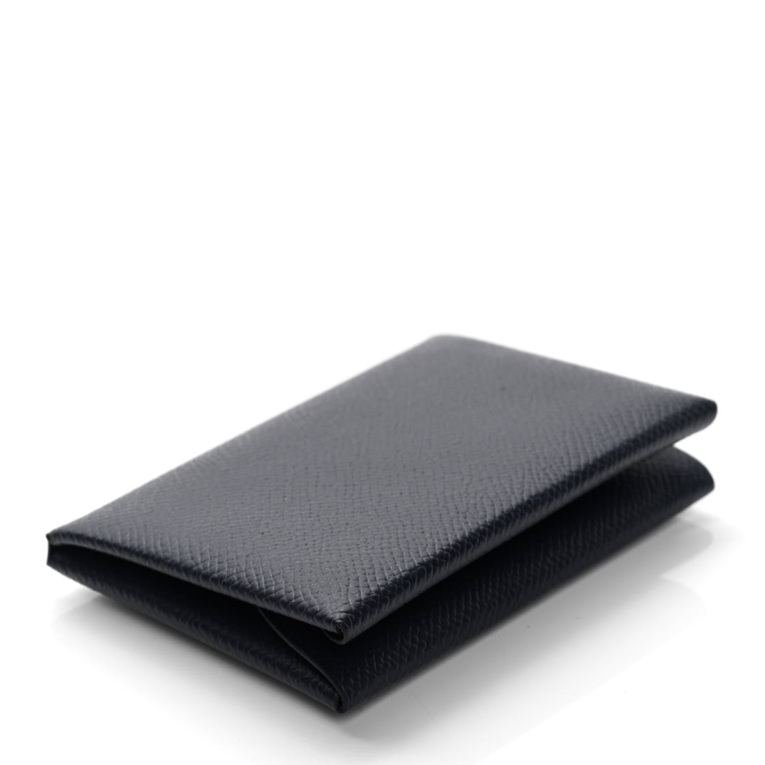 Hermes Epsom Calvi Duo Card Case Bleu Indigo 4 of 9