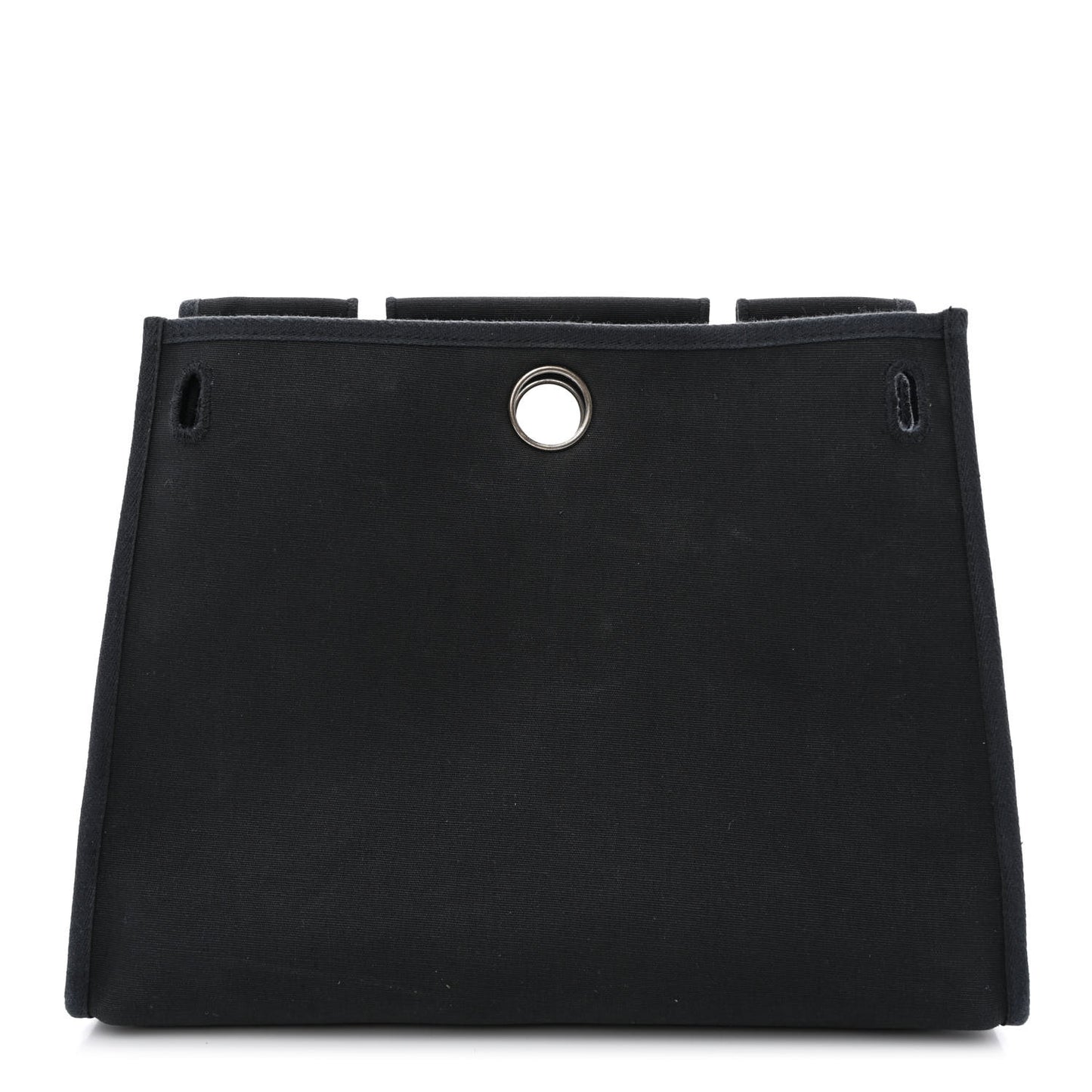 Toile Vache Calfskin Herbag 30 PM Ficelle Black