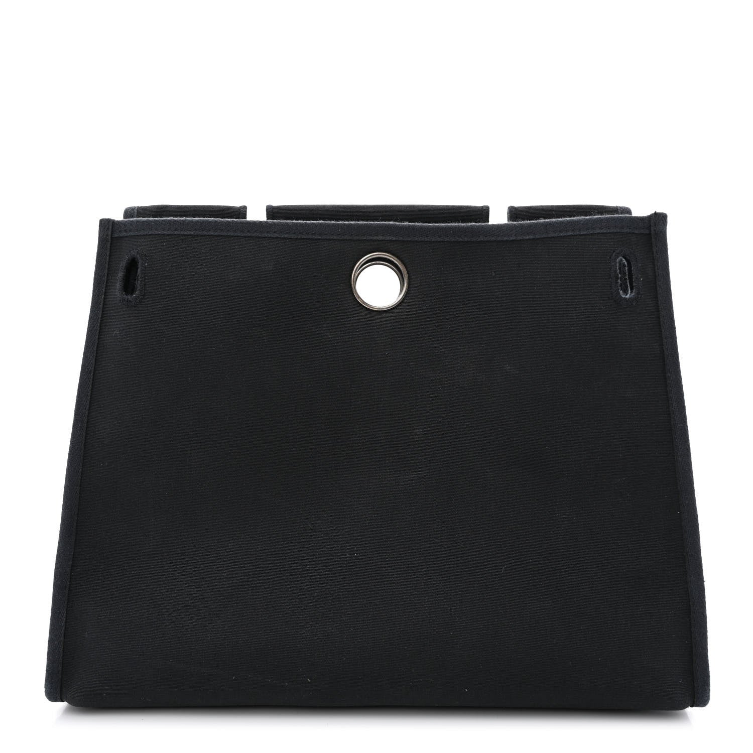 Hermes Toile Vache Calfskin Herbag 30 PM Ficelle Black 11 of 18