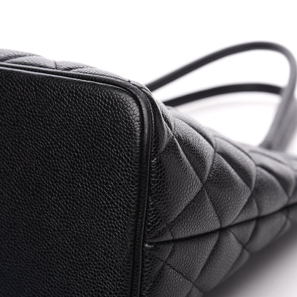 Chanel Caviar Quilted Medallion Tote Black 13 of 14
