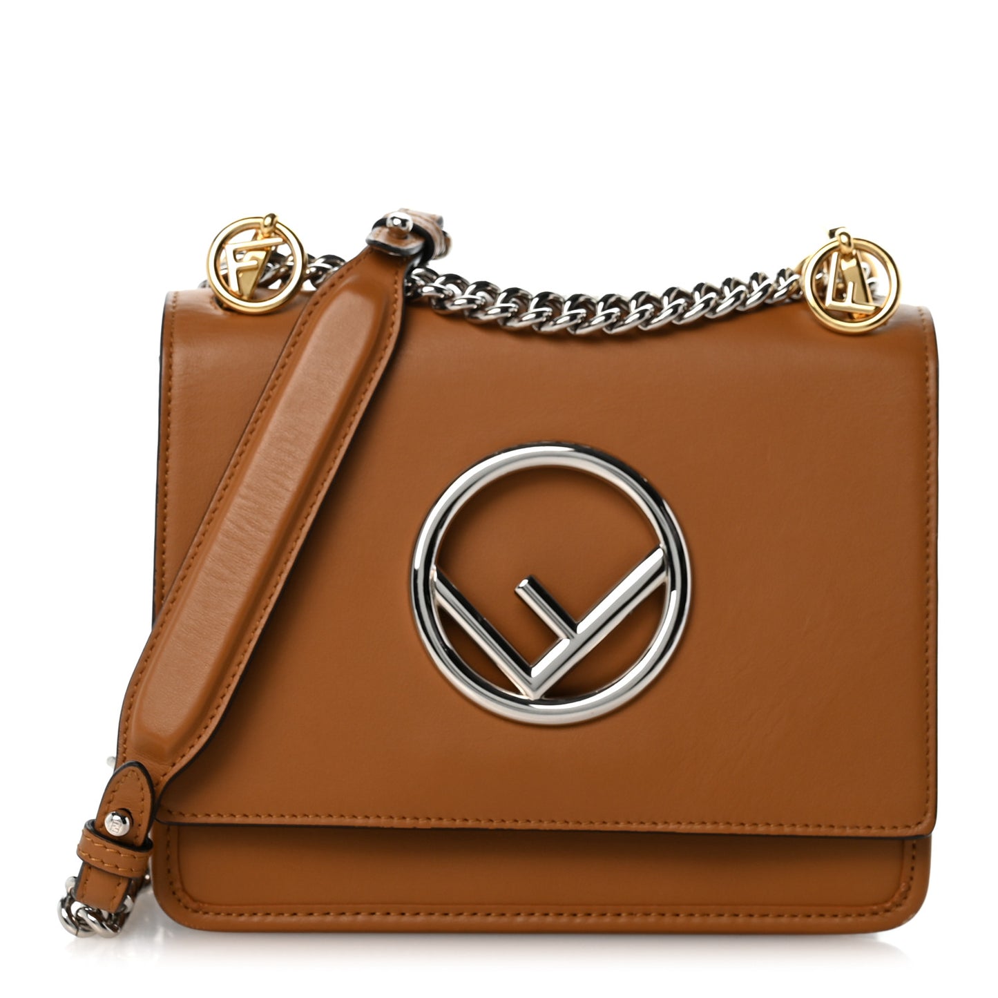 Vitello Century Opaco F is Fendi Small Kan I Shoulder Bag Nocciola