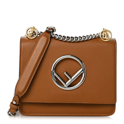 Fendi Vitello Century Opaco F is Fendi Small Kan I Shoulder Bag Nocciola 1 of 10