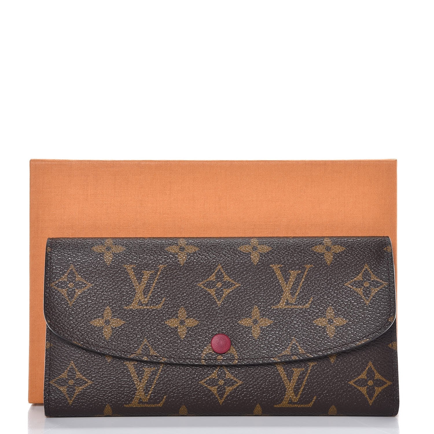 Louis Vuitton Monogram Emilie Wallet Fuchsia 7 of 7