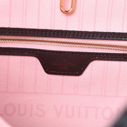 Louis Vuitton Damier Ebene Neo Neverfull MM Rose Ballerine 7 of 13