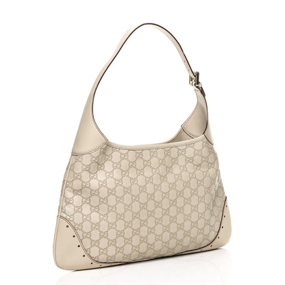 Gucci Guccissima Punch Hobo Off White 3 of 6