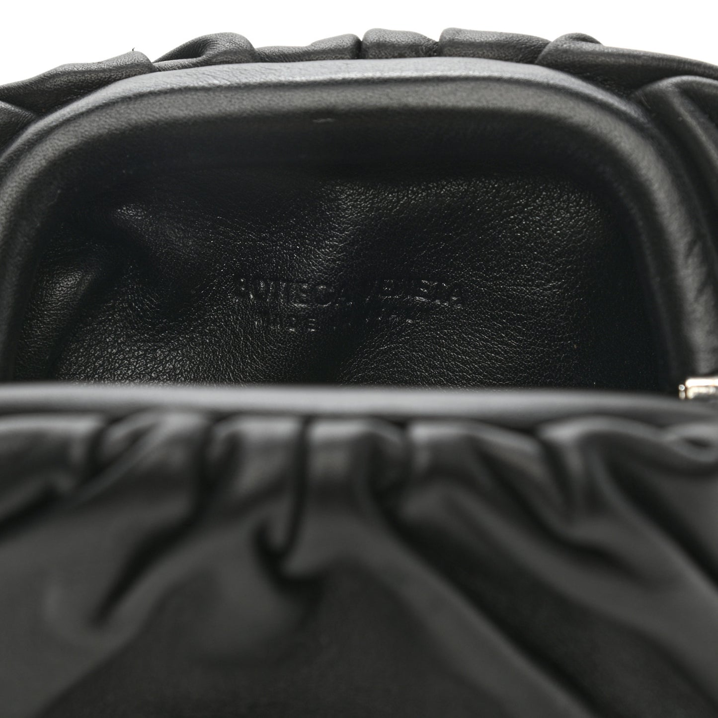 Butter Calfskin Coin Purse Black