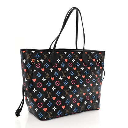 Louis Vuitton Game On Neverfull MM Black 4 of 10