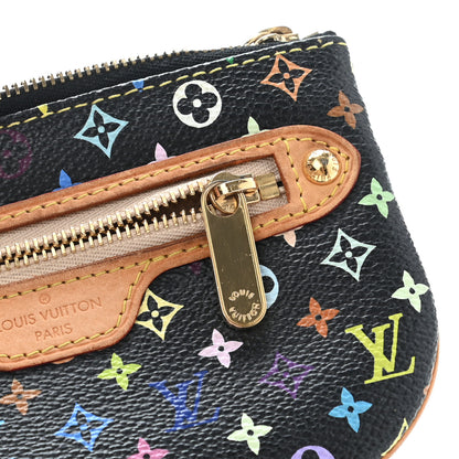 Louis Vuitton Monogram Multicolor Pochette Plate MM Black 8 of 9