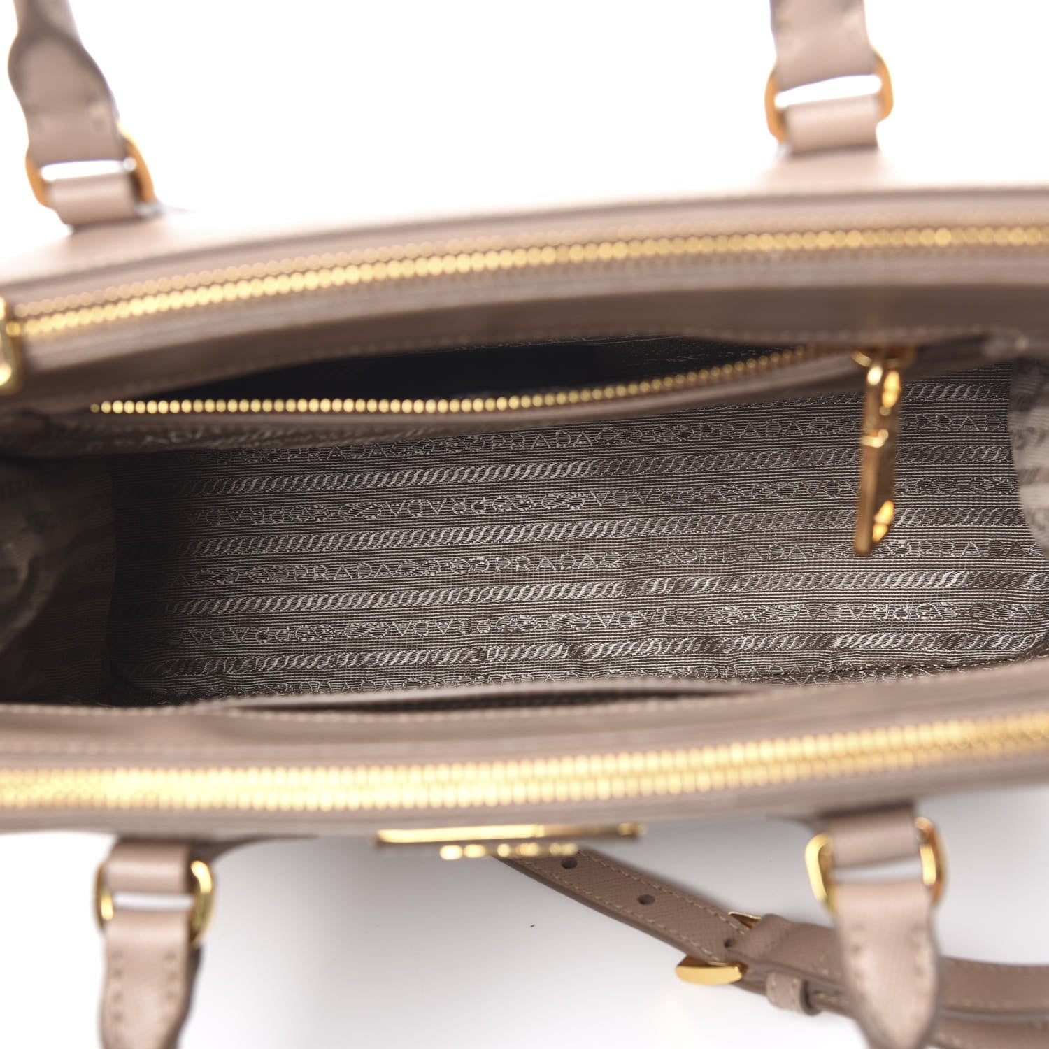 Prada Saffiano Small Galleria Double Zip Tote Cipria 5 of 10