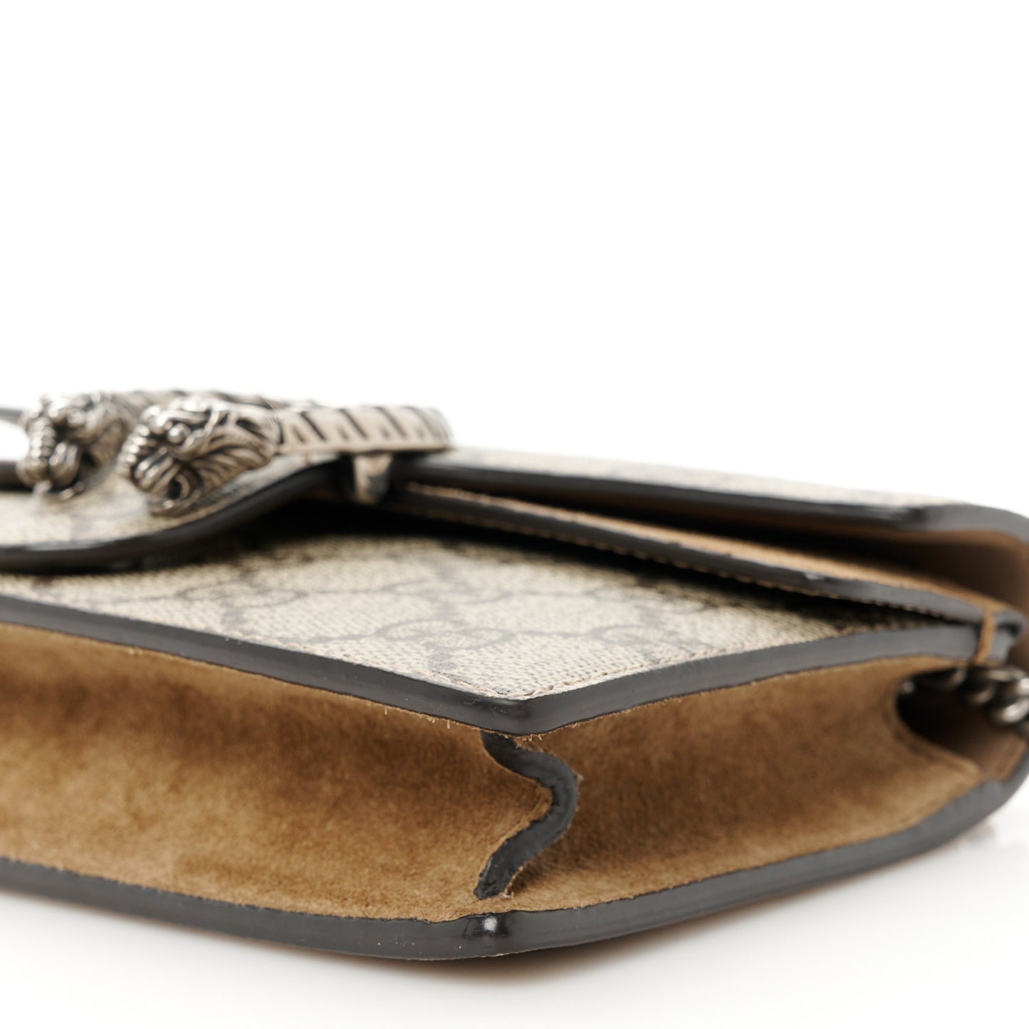 GG Supreme Monogram Super Mini Dionysus Shoulder Bag Taupe