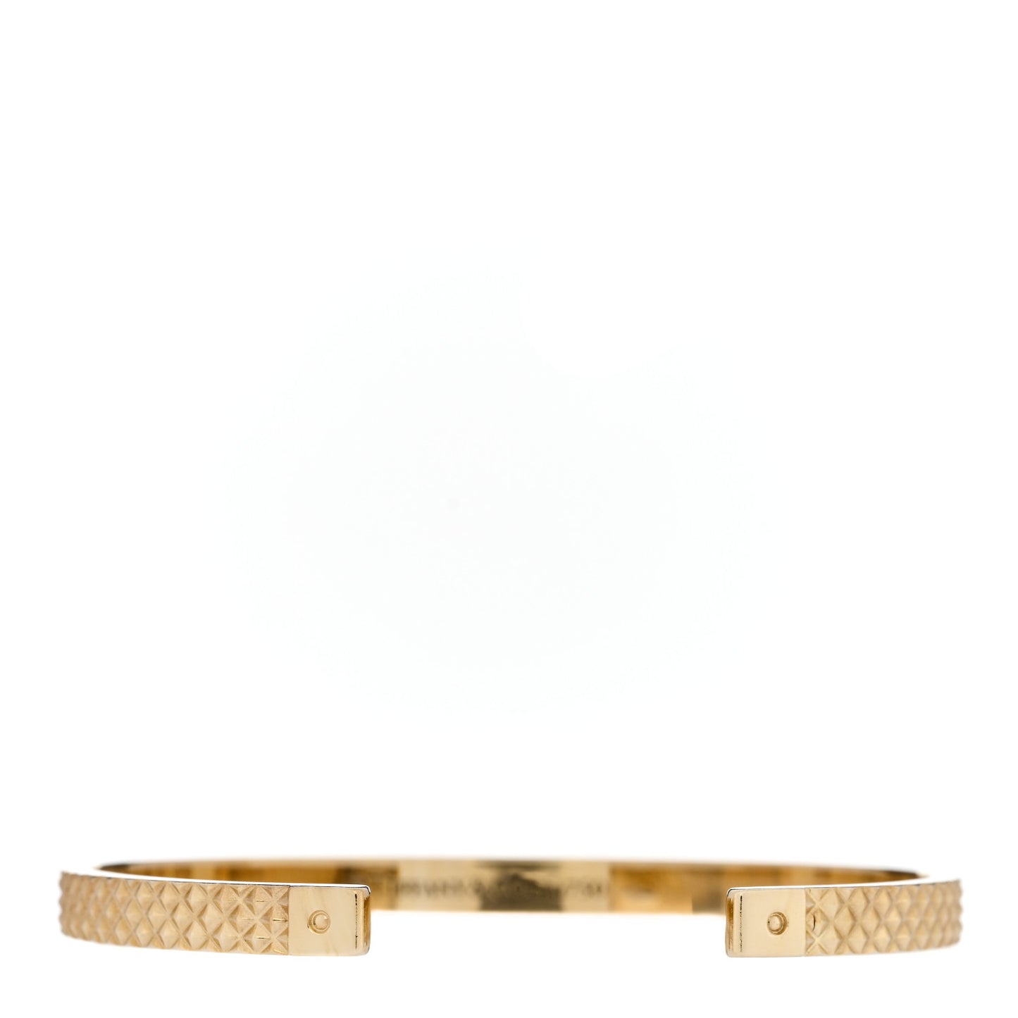18K Yellow Gold Narrow Diamond Point Cuff Bracelet