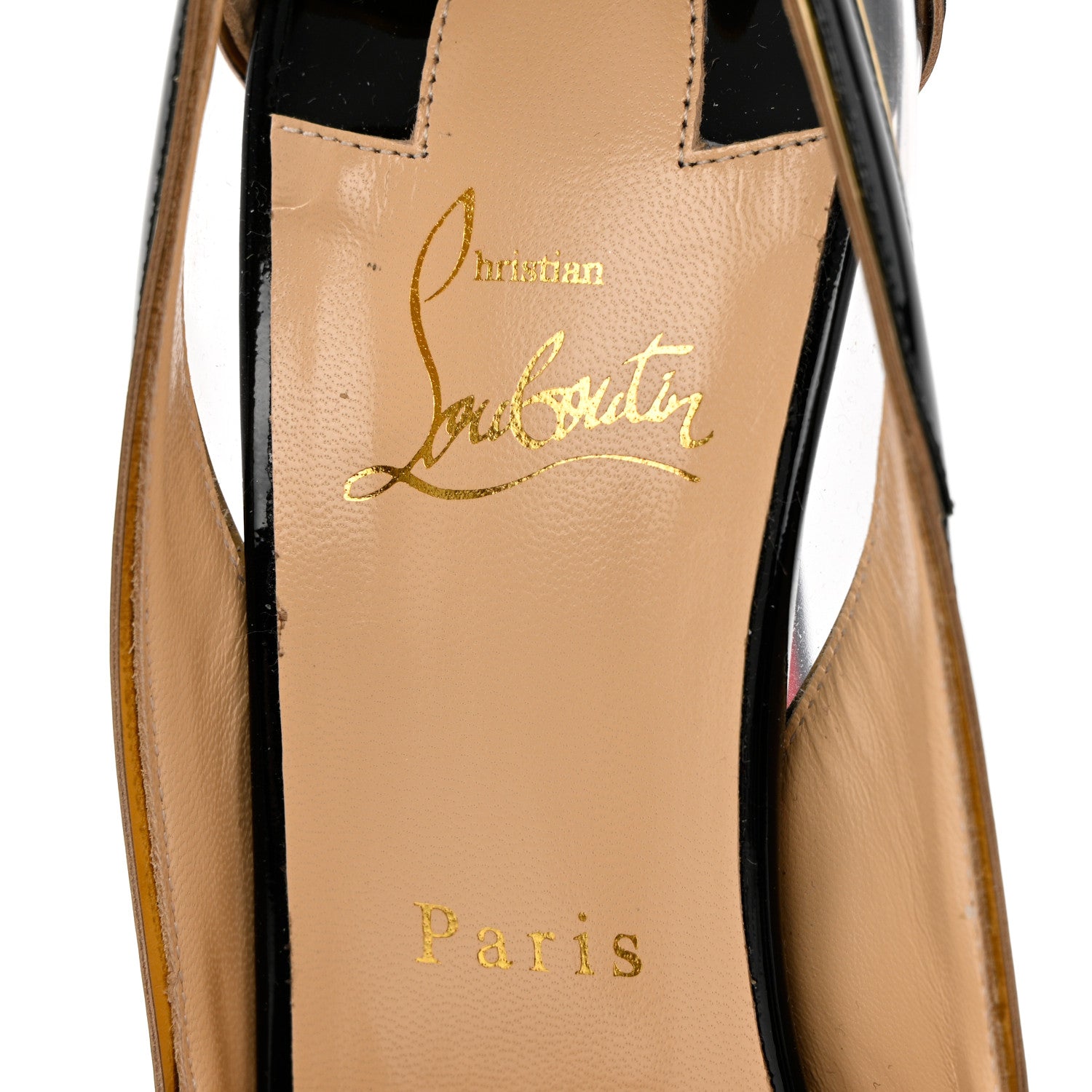Christian Louboutin Patent PVC Specchio Cosmo 554 100 Pumps 41 Black 6 of 13