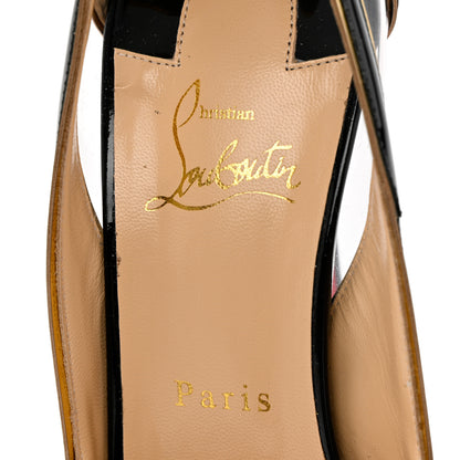 Christian Louboutin Patent PVC Specchio Cosmo 554 100 Pumps 41 Black 6 of 13