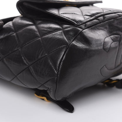 Chanel Lambskin Quilted CC Chain Backpack Black 8 of 16