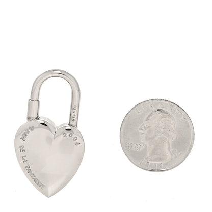 Hermes Palladium Annee De La Fantaisie Heart Cadena Lock 2 of 3