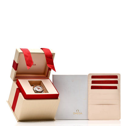 Omega Stainless Steel 18K Red Gold 34mm Seamaster Aqua Terra 150M Chronometer Automatic Watch Silver 220.20.34.20.06.001 5 of 5