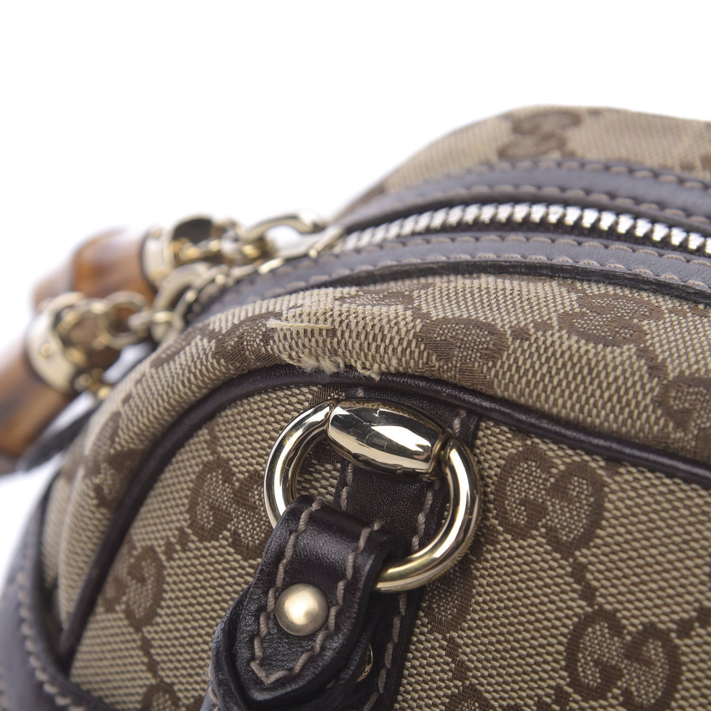Monogram Medium Wave Boston Dark Brown