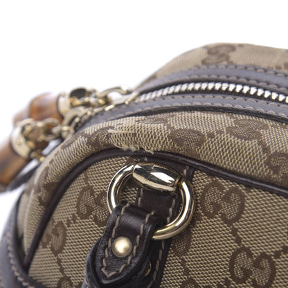 Gucci Monogram Medium Wave Boston Dark Brown 13 of 14