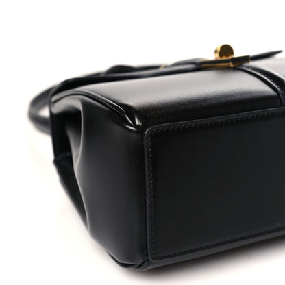 Celine Satinated Calfskin Mini 16 Top Handle Bag Black 8 of 9