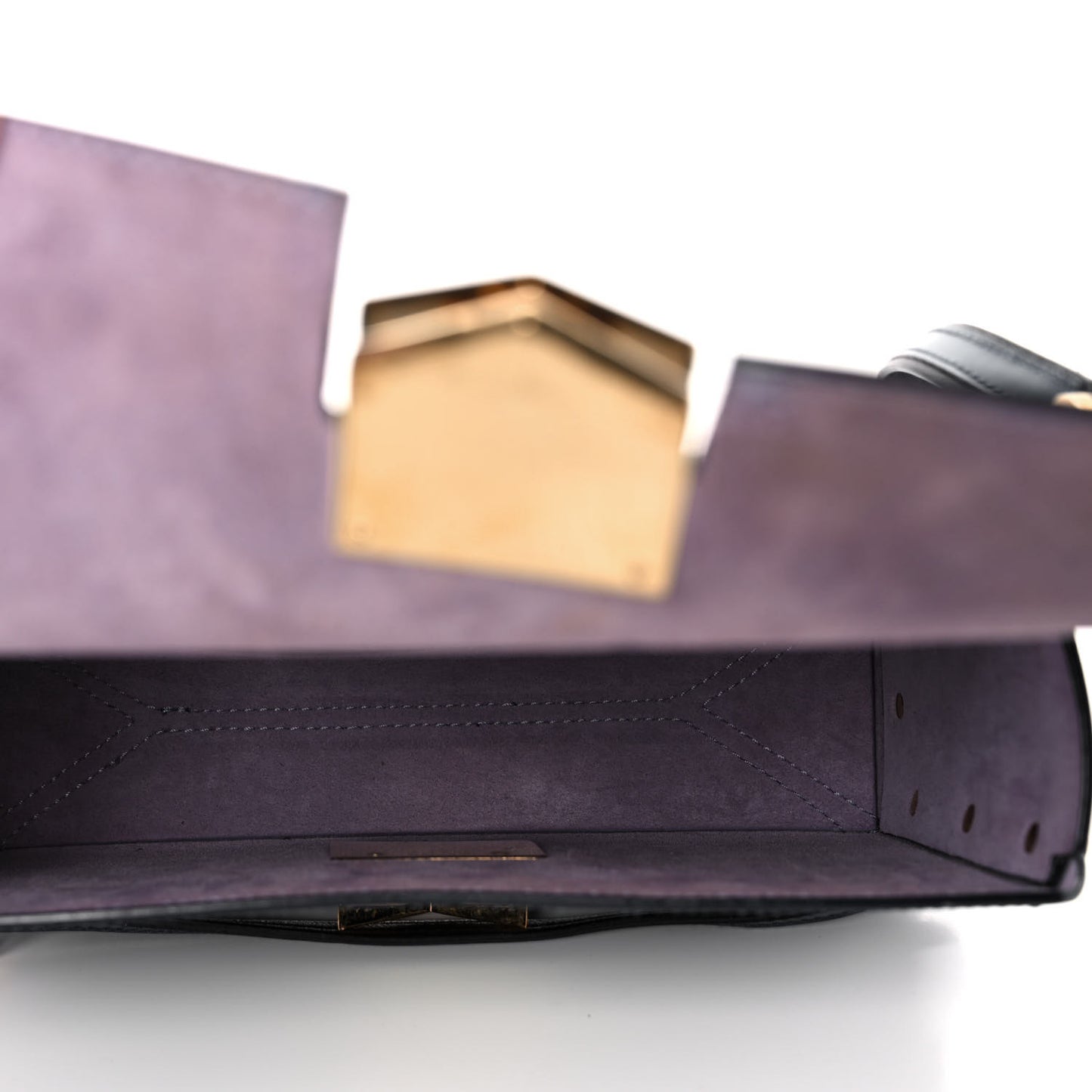 Smooth Calfskin Lockett City Shoulder Bag Midnight Blue