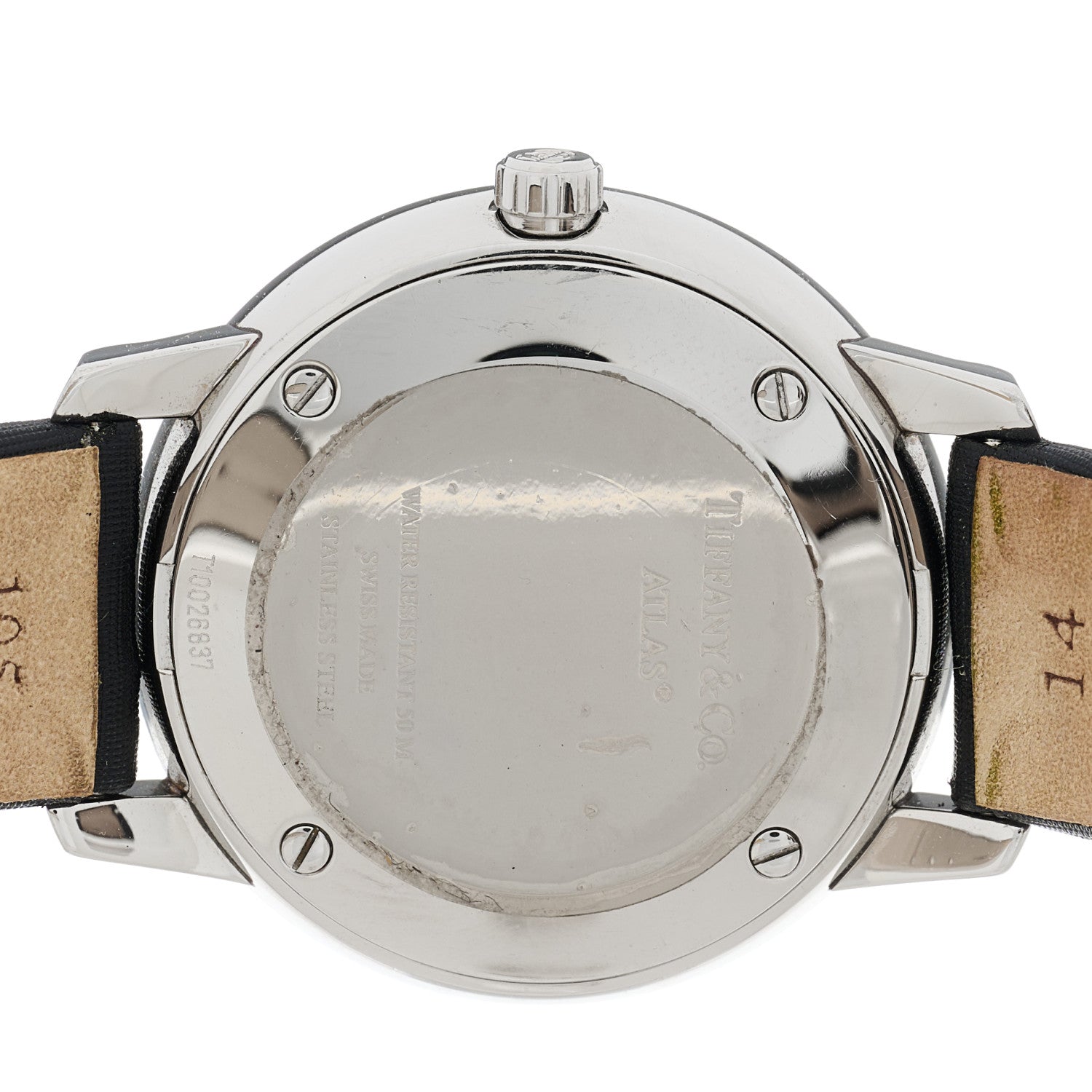 Tiffany Stainless Steel Satin Diamond Bezel 31mm Atlas 2-Hand Quartz Watch 4 of 4