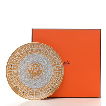 Hermes Porcelain Mosaique au 24 Dessert Plate 8.3 6 of 6