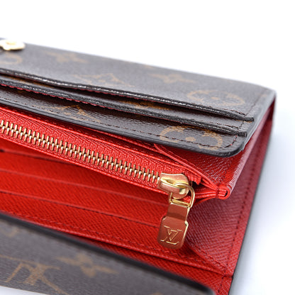 Louis Vuitton Monogram Sarah Wallet NM Coquelicot 8 of 9
