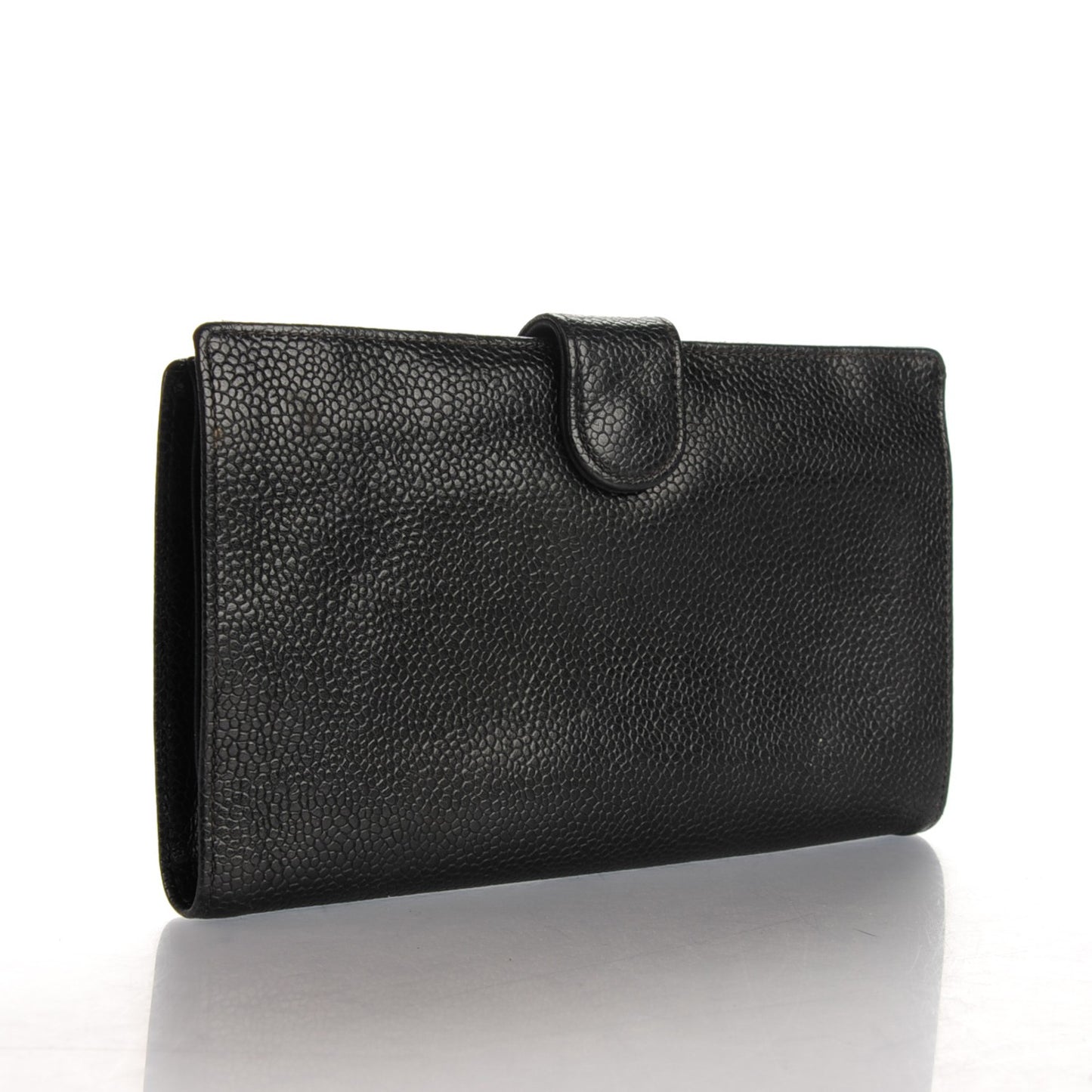 Caviar Timeless CC French Wallet Black