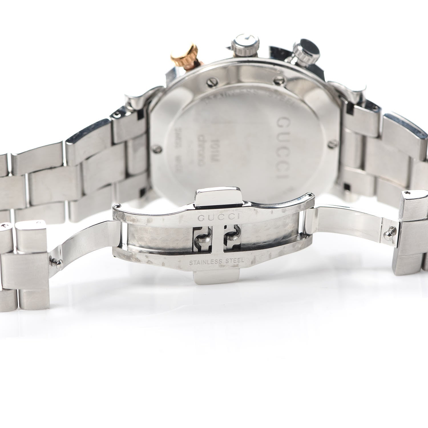 Gucci Stainless Steel 44mm G-Chrono Quartz Watch 5 of 6