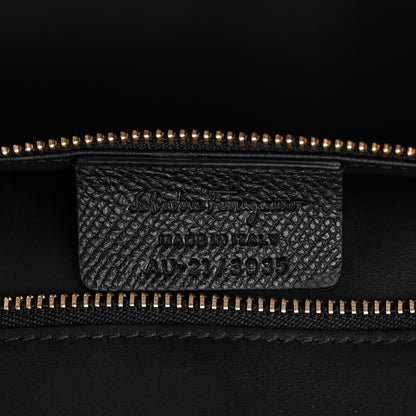 Salvatore Ferragamo Grainy Calfskin Gemini Tote Black 7 of 11