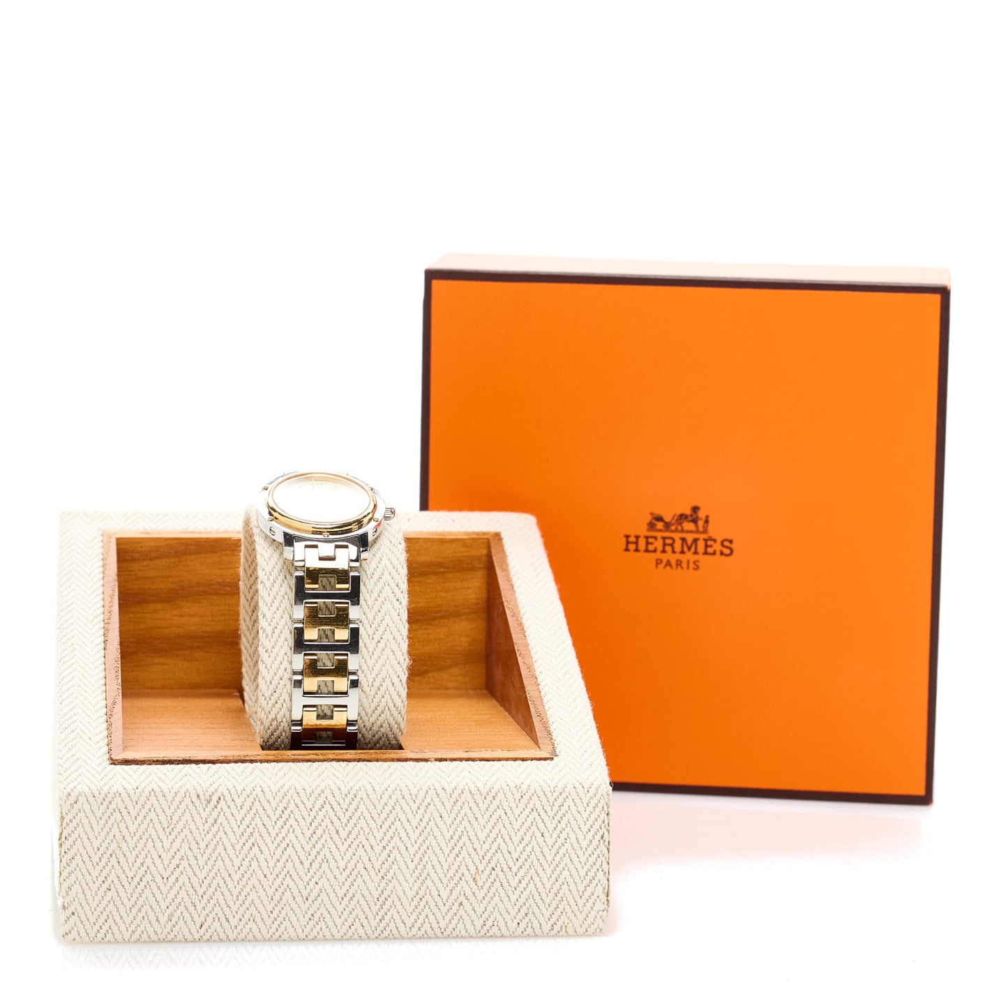 Stainless Steel 24mm Clipper Quartz Watch Gold
