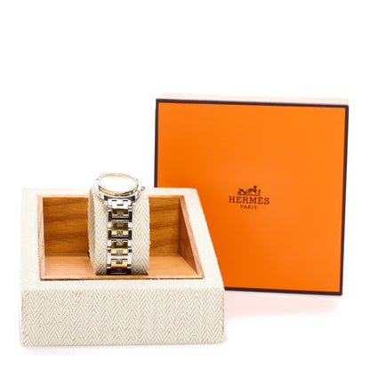 Hermes Stainless Steel 24mm Clipper Quartz Watch Gold 5 of 5