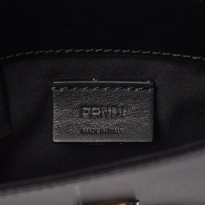 Fendi Vitello Liberty Studded Tube Wallet On Chain Black Multicolor 6 of 12