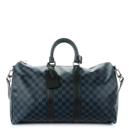 Louis Vuitton Damier Cobalt Keepall Bandouliere 45 1 of 8