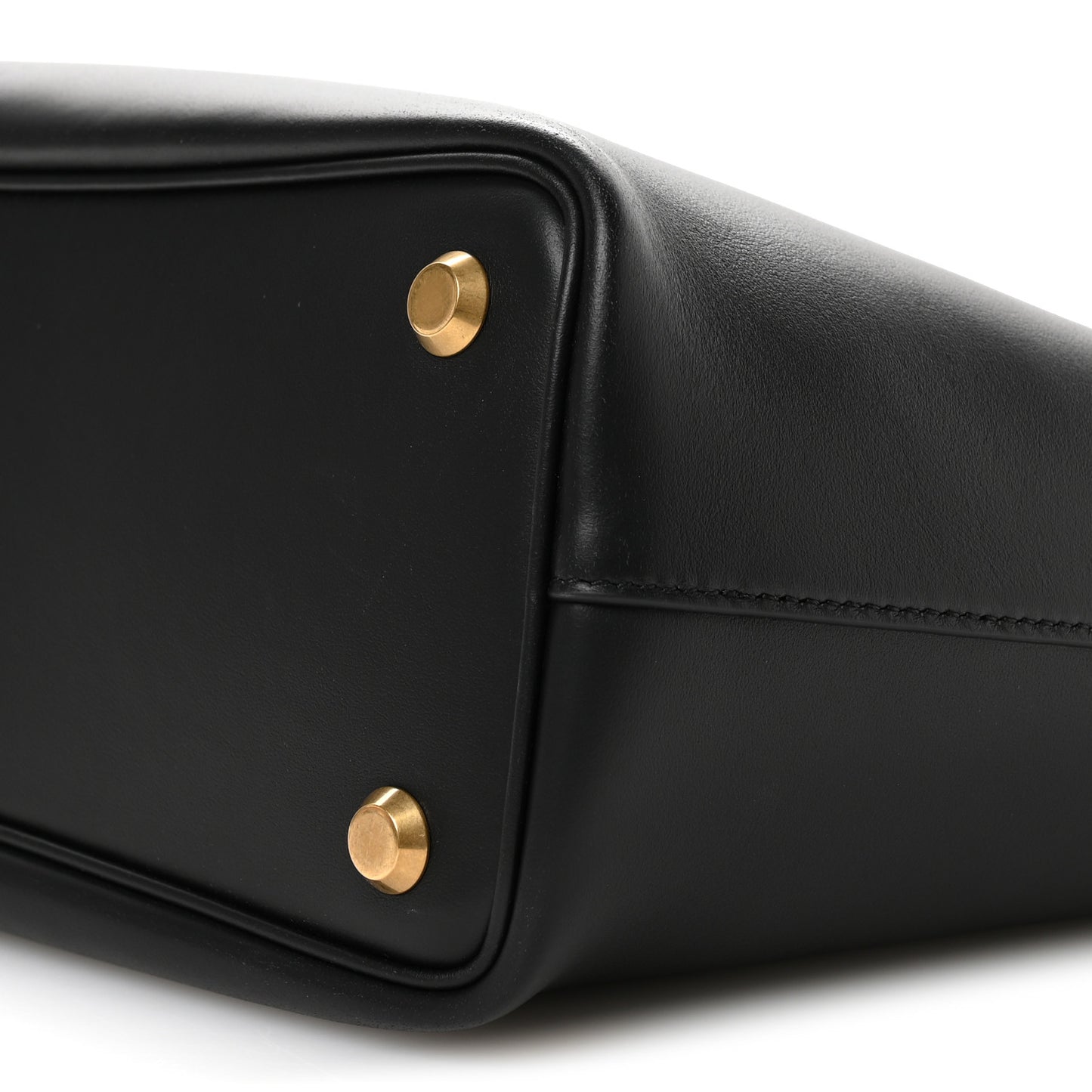 Smooth Calfskin Medium Bel Tote Bag Black